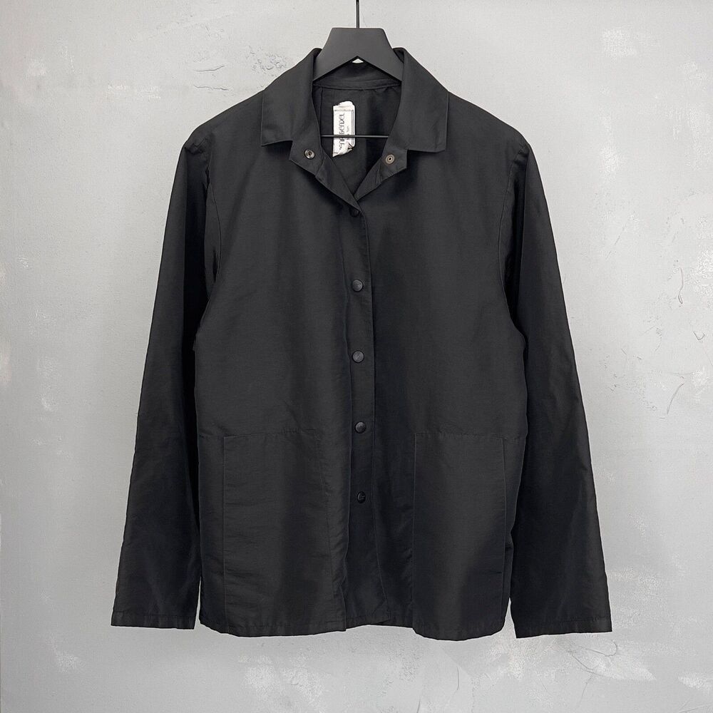 Vintage Henri Bendel Lightweight Black Windbreaker Jacket Fits Women's XL